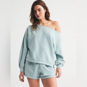 NWT Sunday Terry Off-The-Shoulder Top